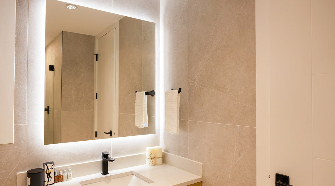 Bathroom Design 2025: Backlit vs. Frontlit LED Mirrors